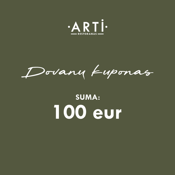 Dovanų kuponas | 100 Eur