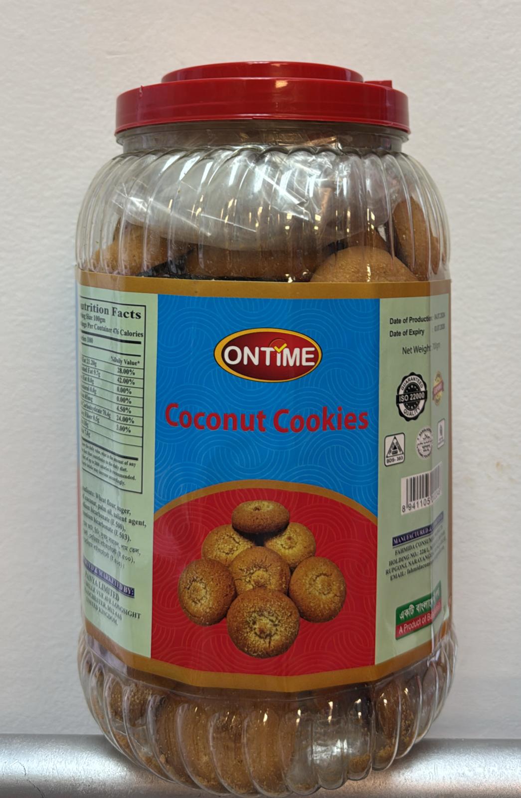 Ontime Coconut Cookies 700g