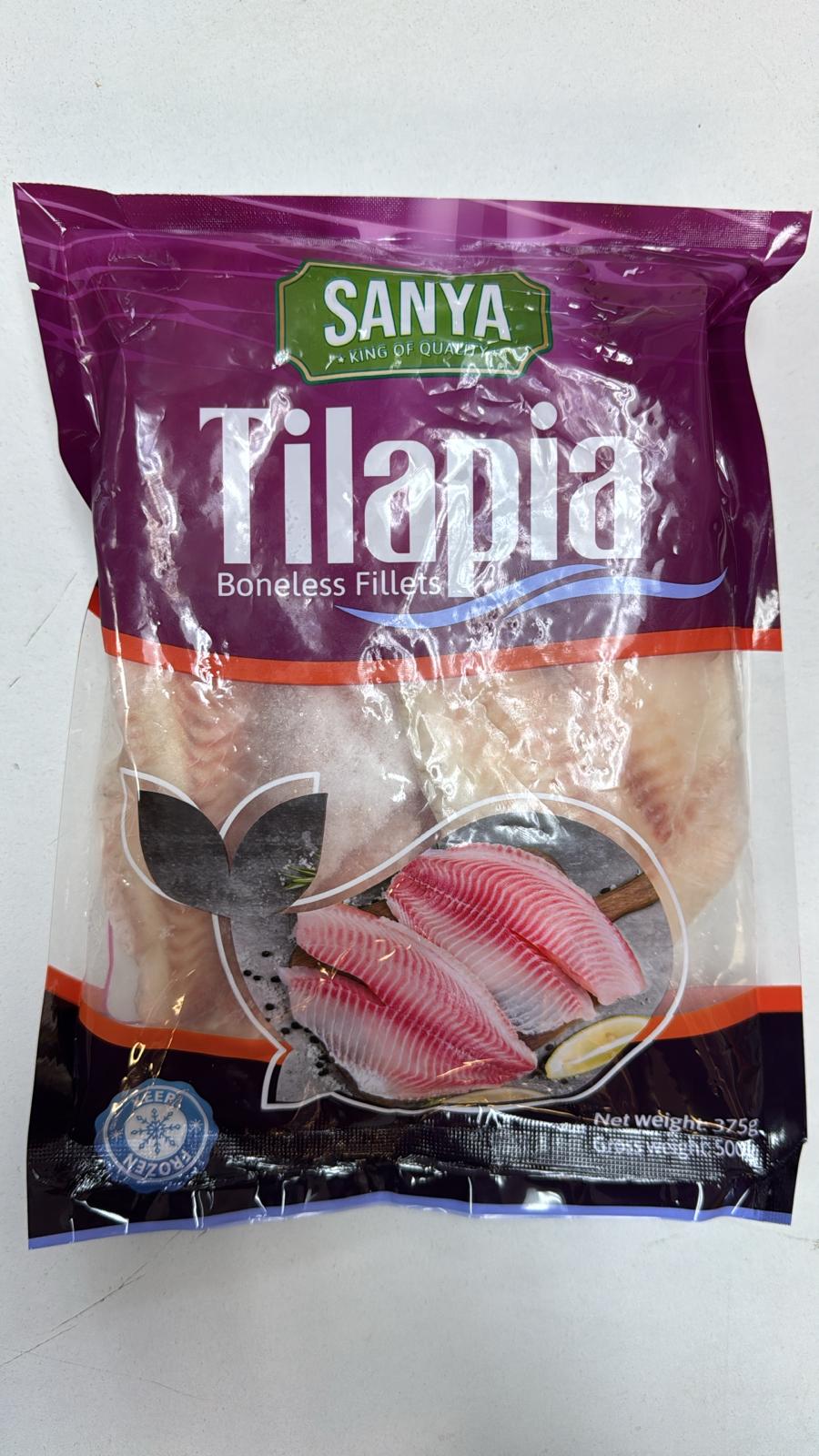 Sanya Telapia Fillets 500g