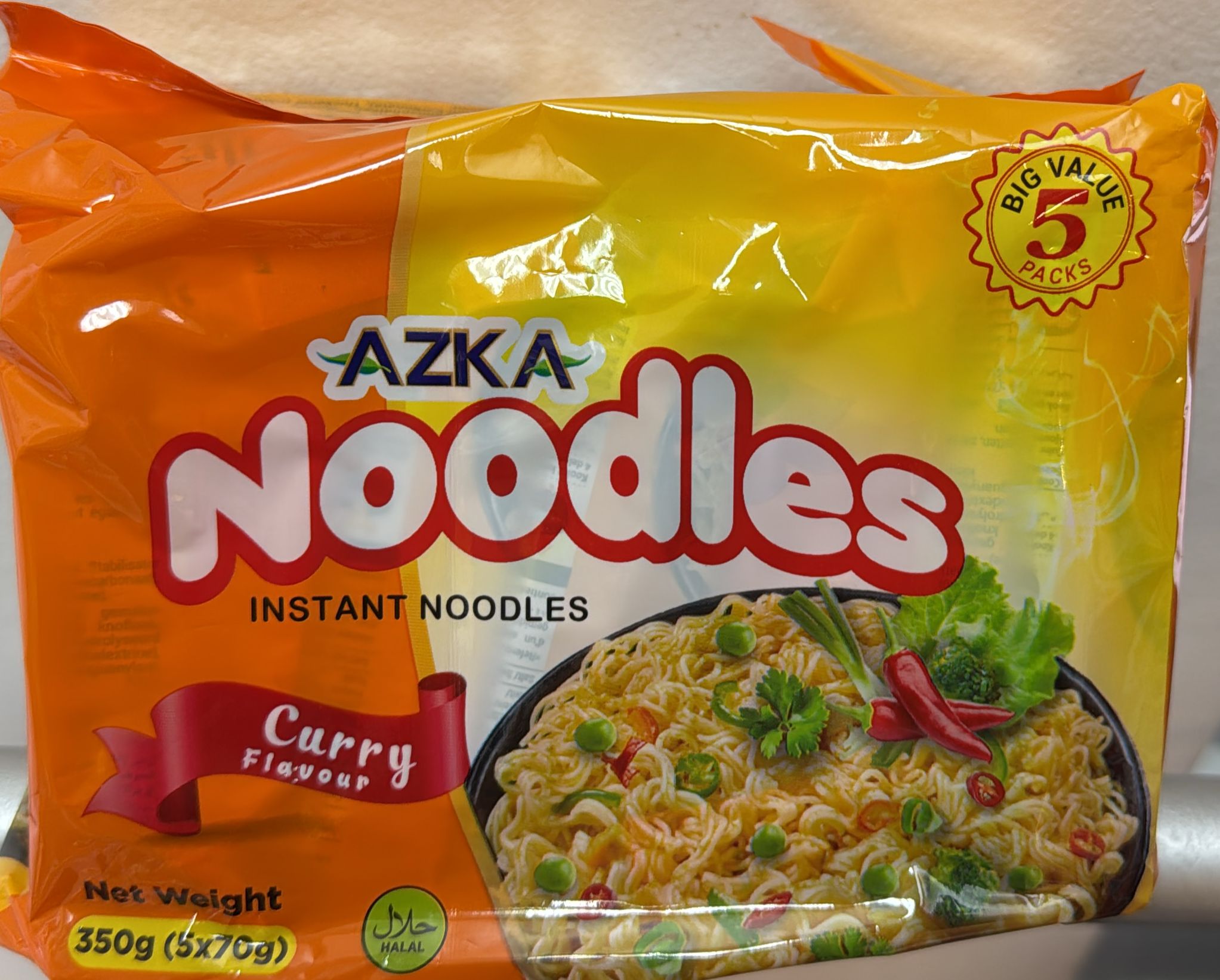 Azka Noodles Curry 350g