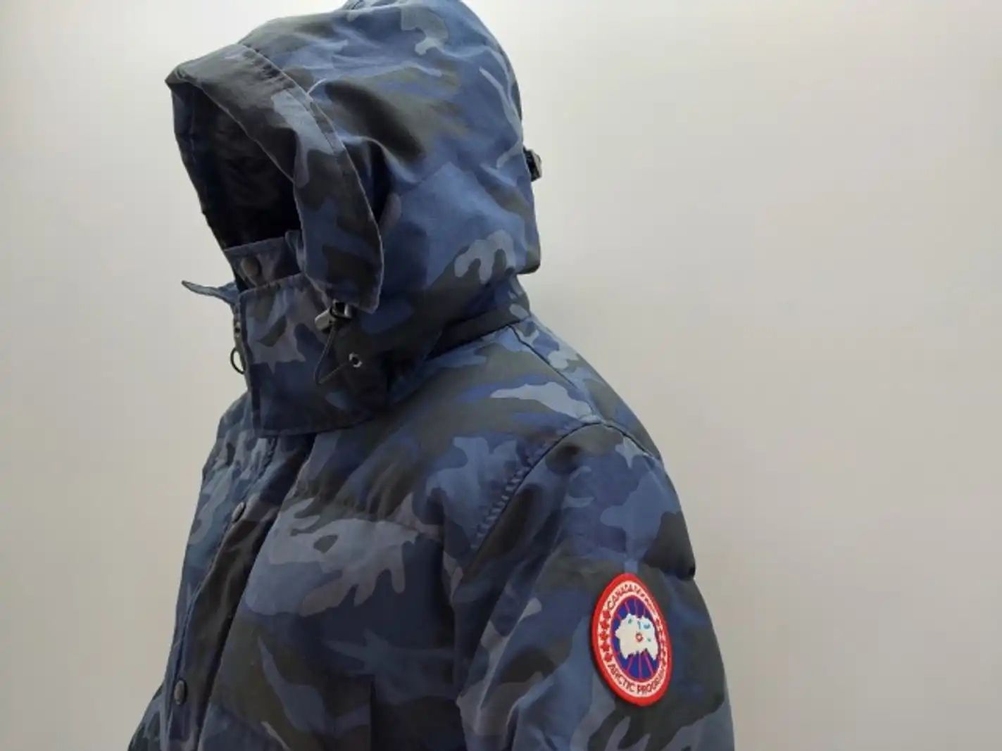 Canada Goose Blue Camouflage Winter Jacket