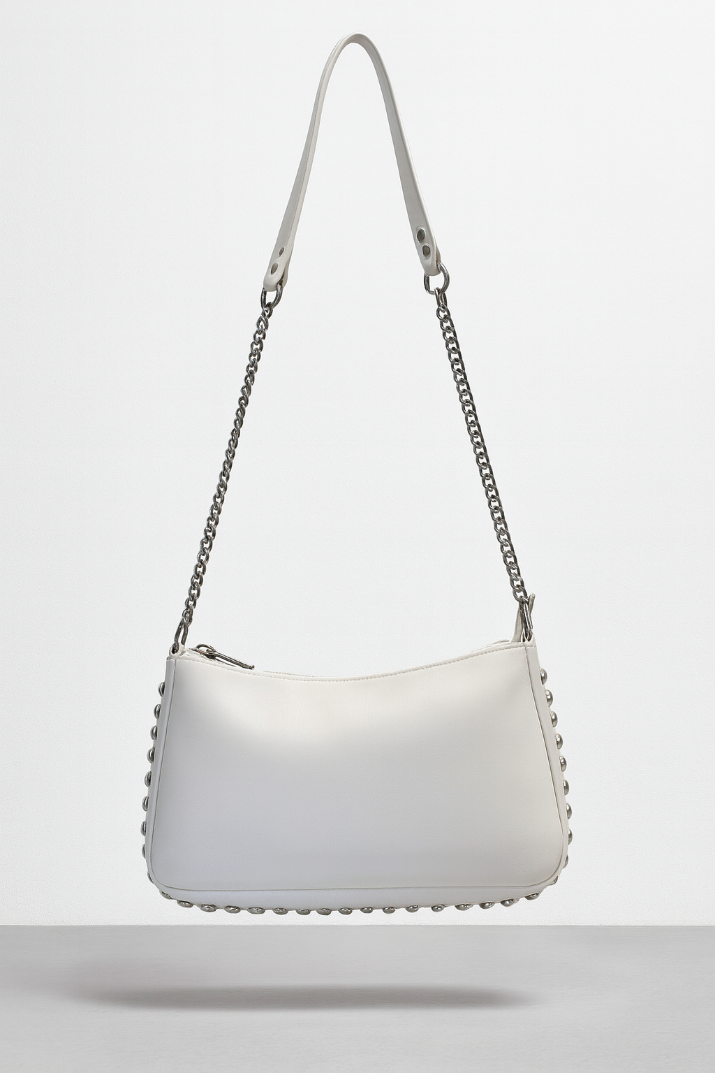 Bolsa Glitter Chain G&G branca