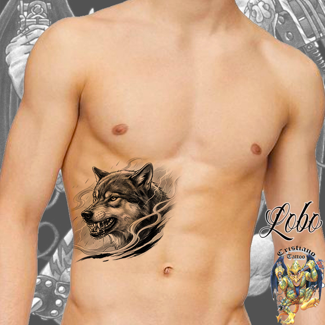 Tatuagem de Lobo