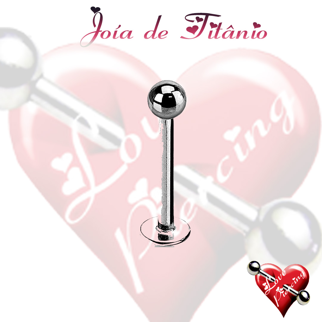 Piercing Labret canto boca lado esquerdo