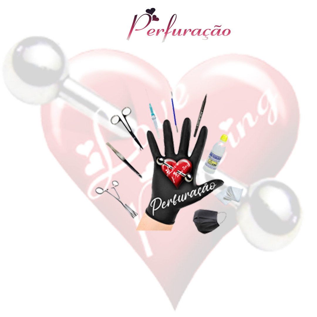 Piercing Labret com cristal zirconia