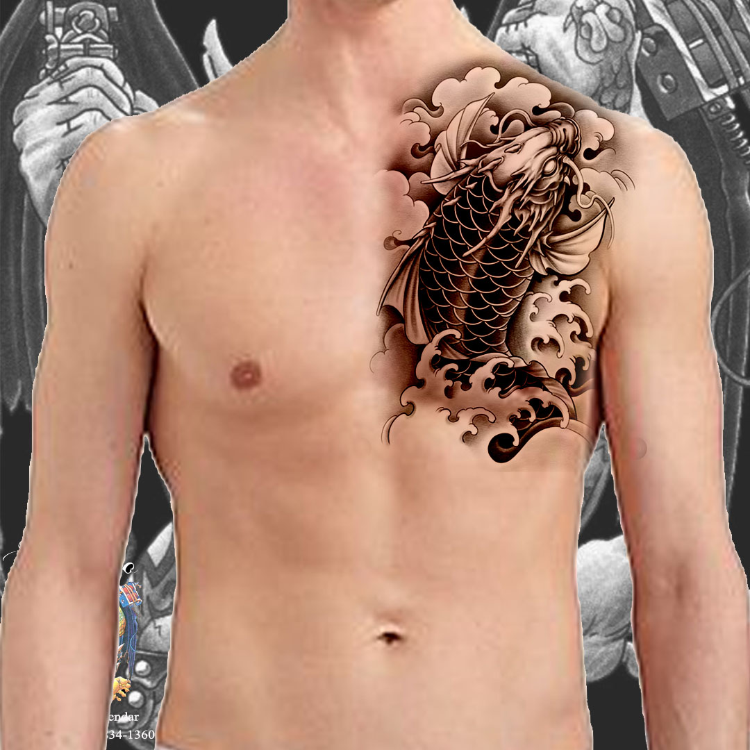 Tatuagem de Carpa