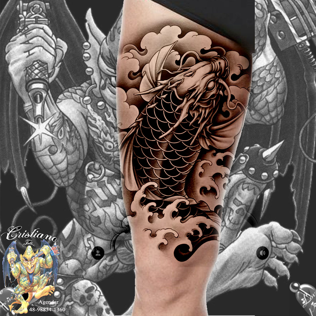 Tatuagem de Carpa