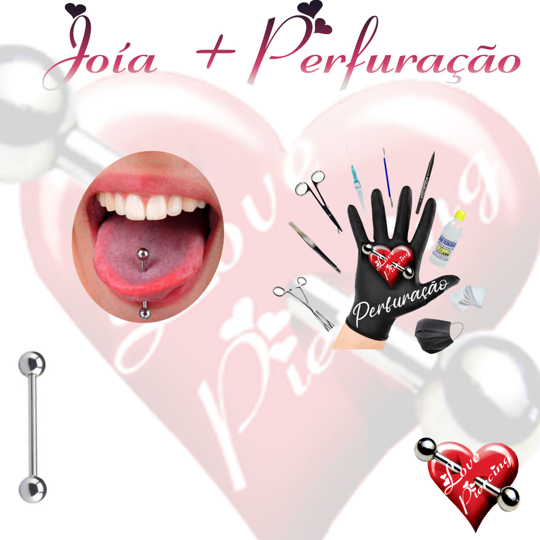 Piercing de língua