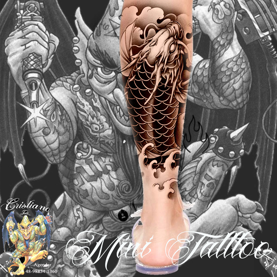 Tatuagem de Carpa