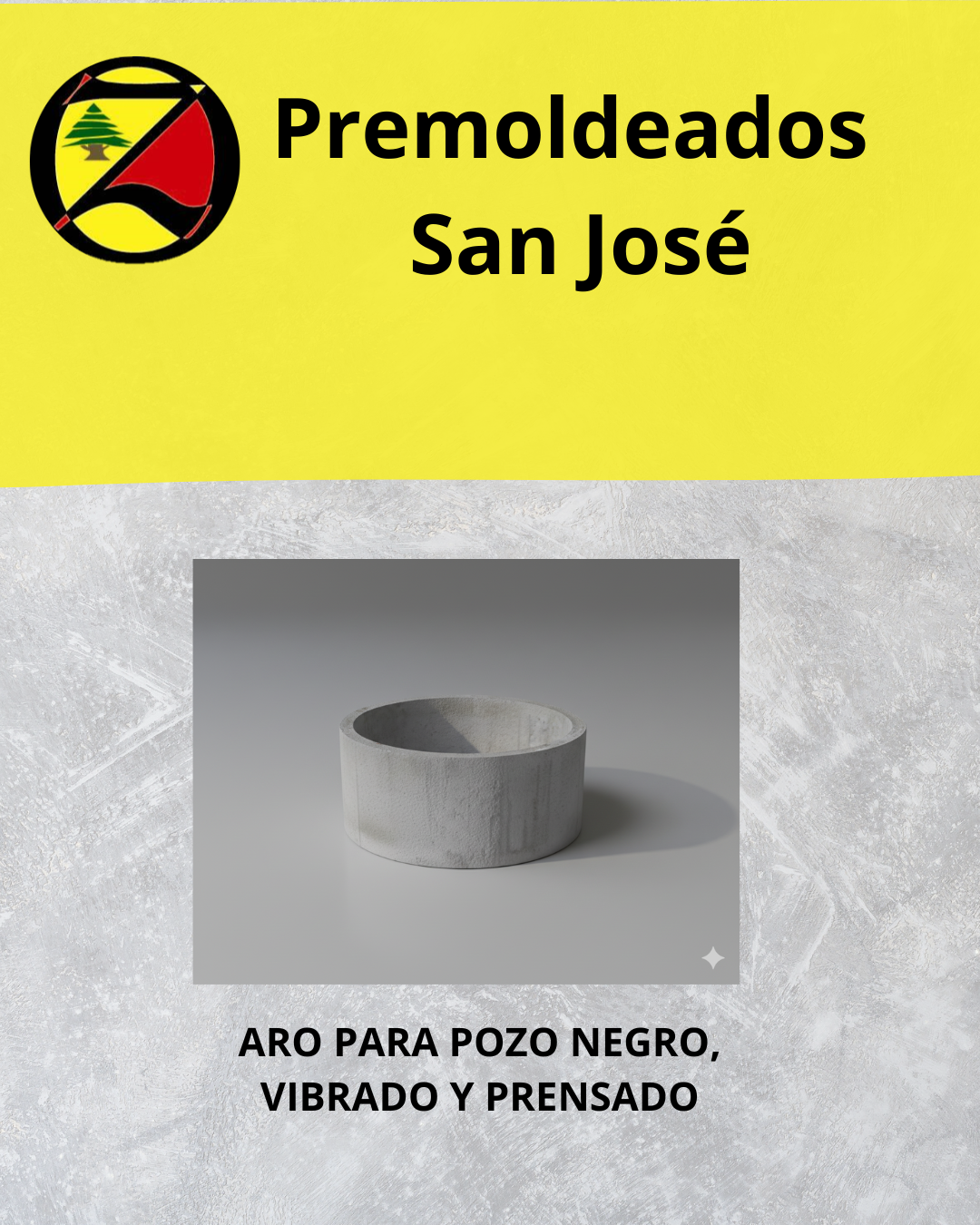Aro para pozo negro