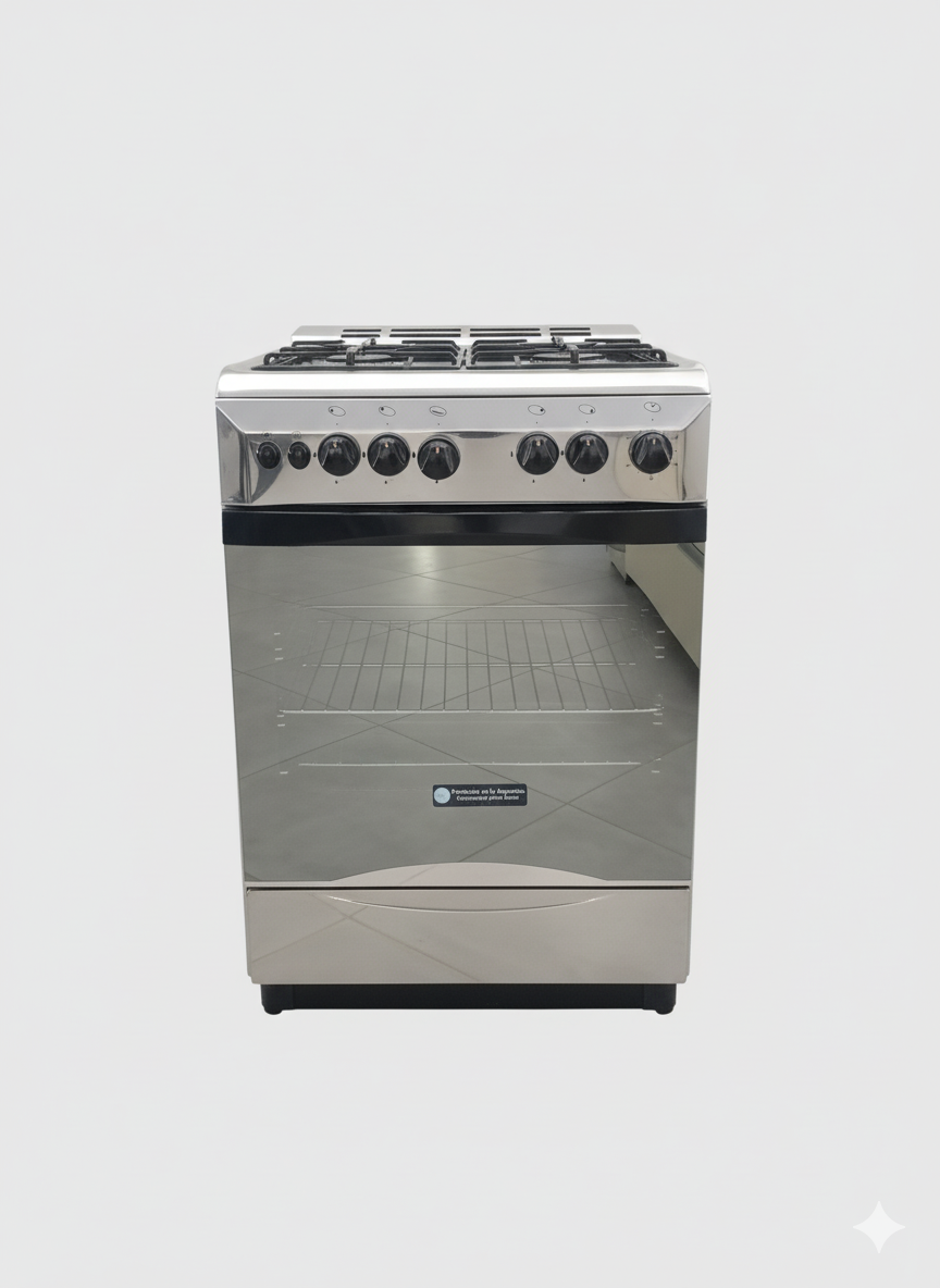 Cocina domec intermatic inoxidable
