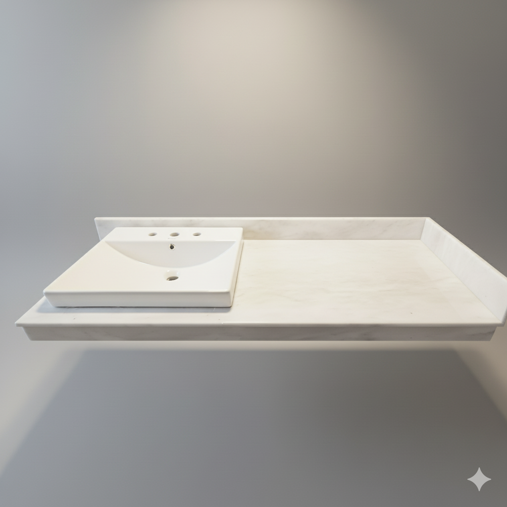 Vanitory Marmol Cristal White 
