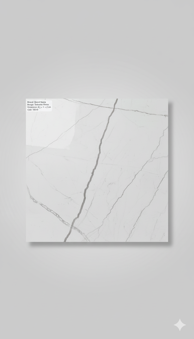 CERAMICO STATUARIO BLANCO 1° 60X60 