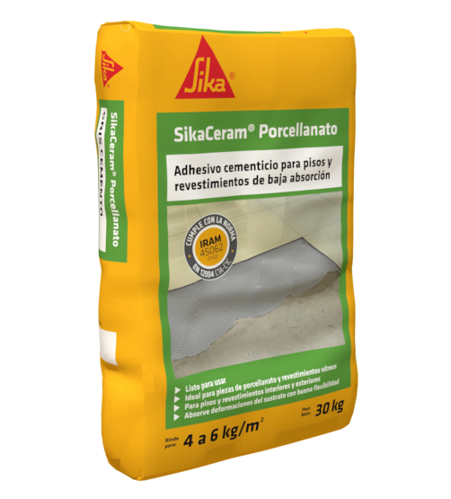 Sika adhesivo para cerámico/porcelanatos por 25 kg 