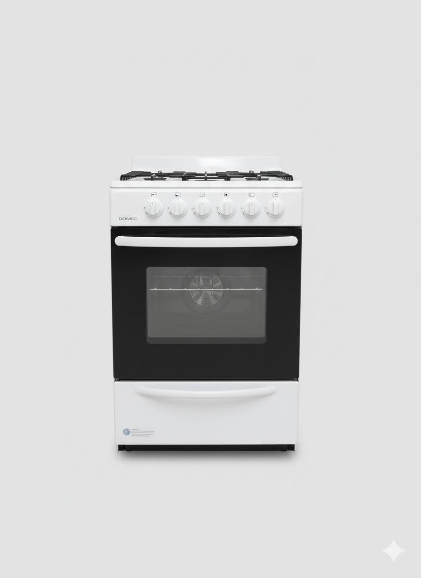 Cocina domec blanca con minutero