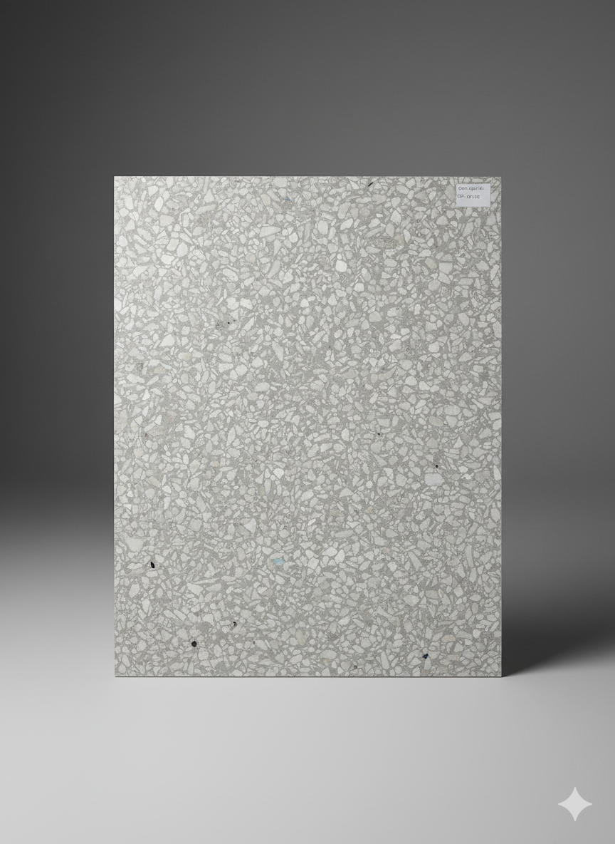 MOSAICO GRANITICO GRIS CHAMPU BLANCO 40X40 p/u
