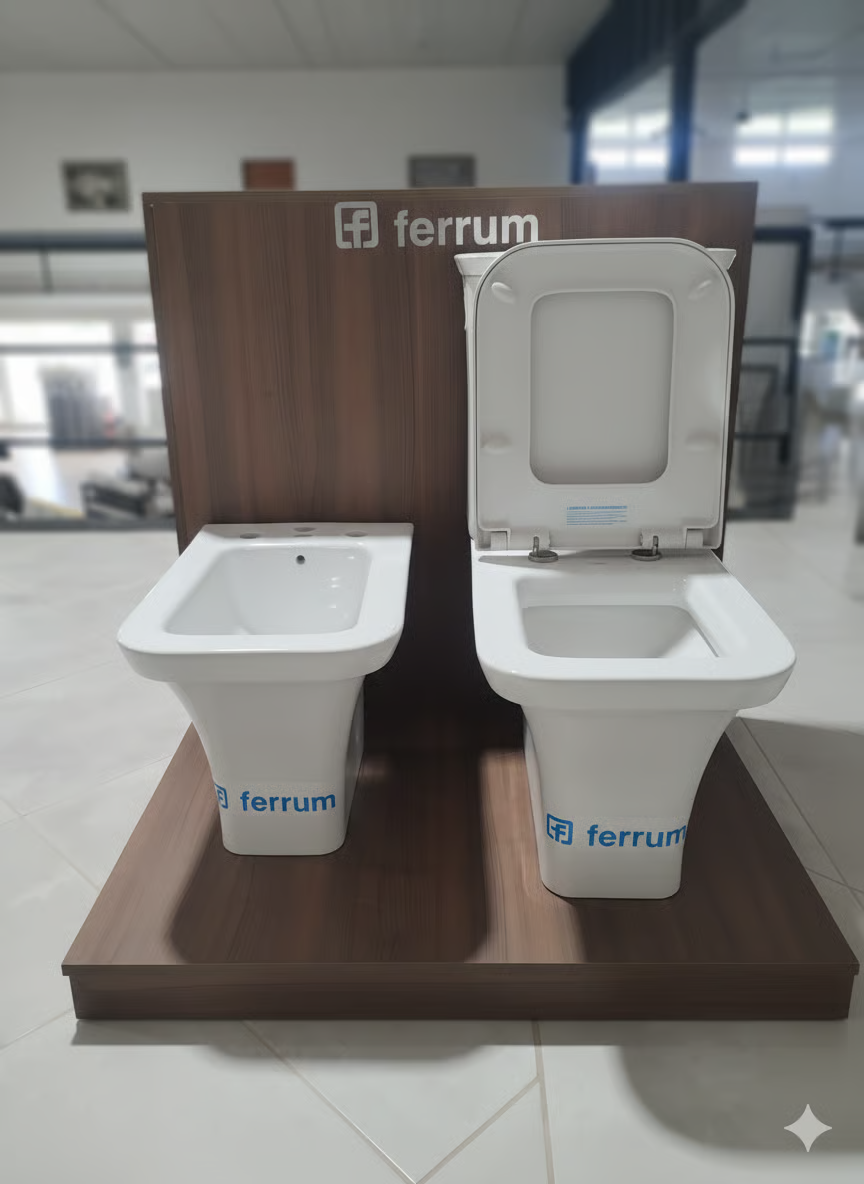 Set inodoro / bidet largo Ferrum