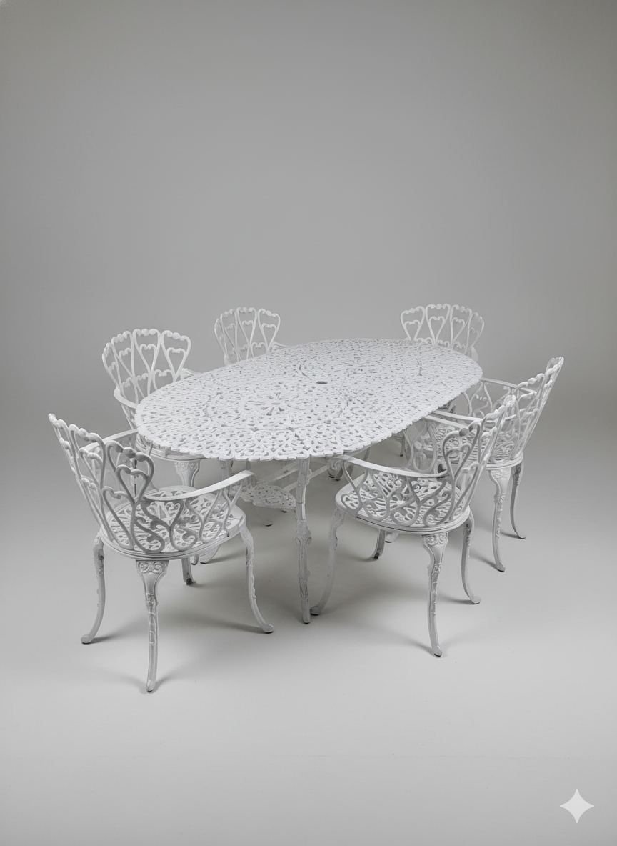 JUEGO JARDIN MONACO C/6 SILLONES