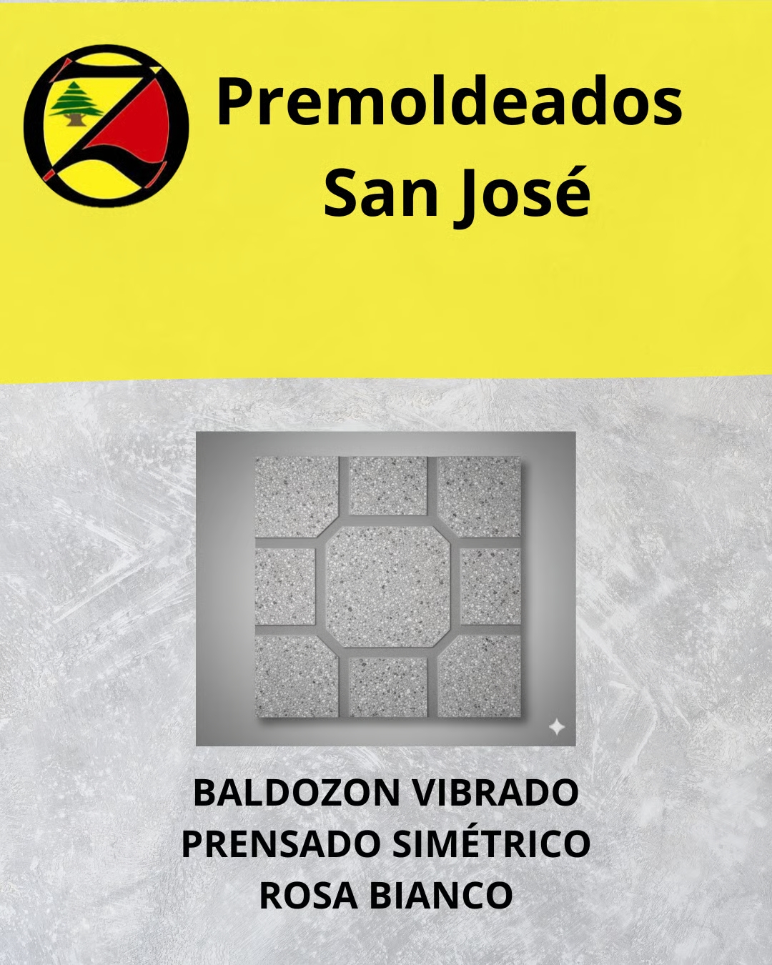 Baldozon simetrico rosa blanco