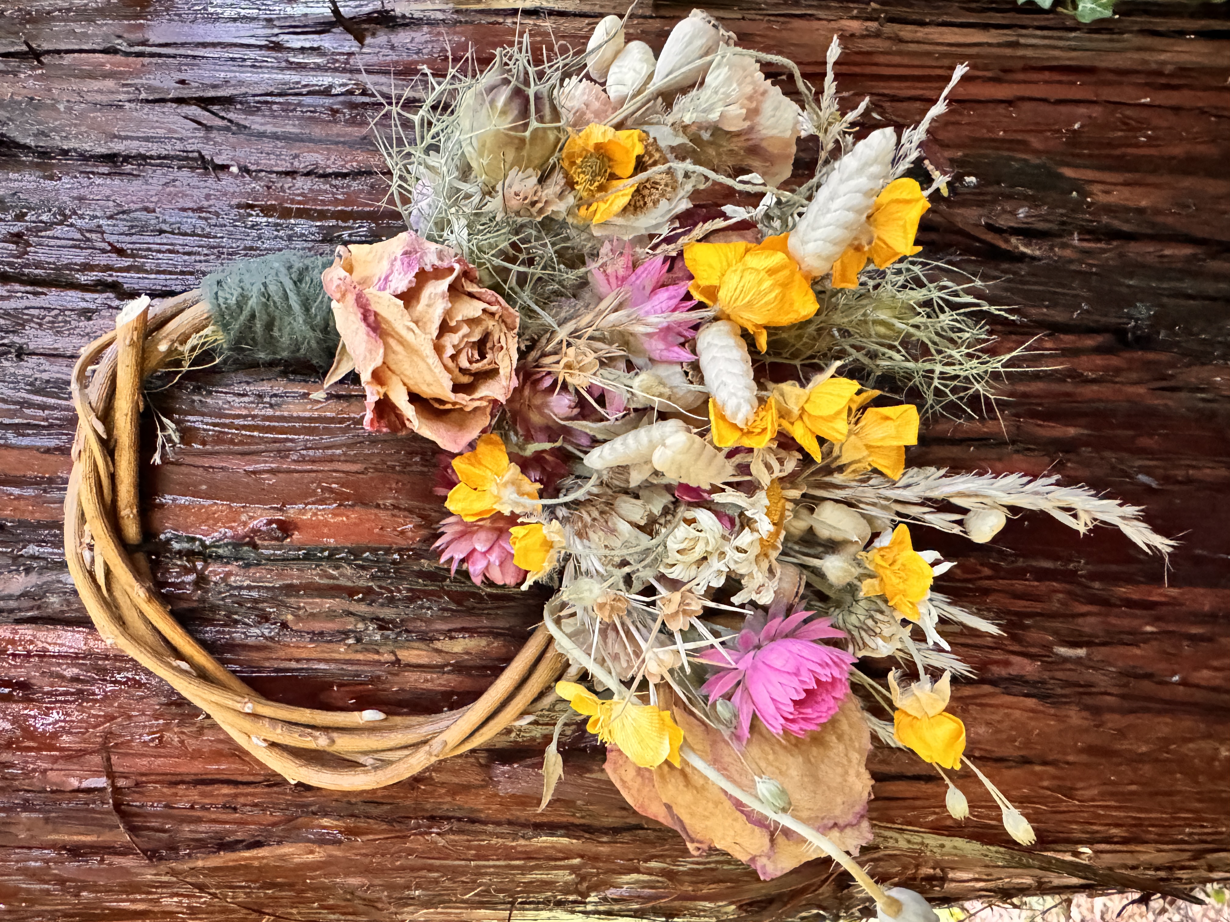 Handcrafted Dried Flower Wreath