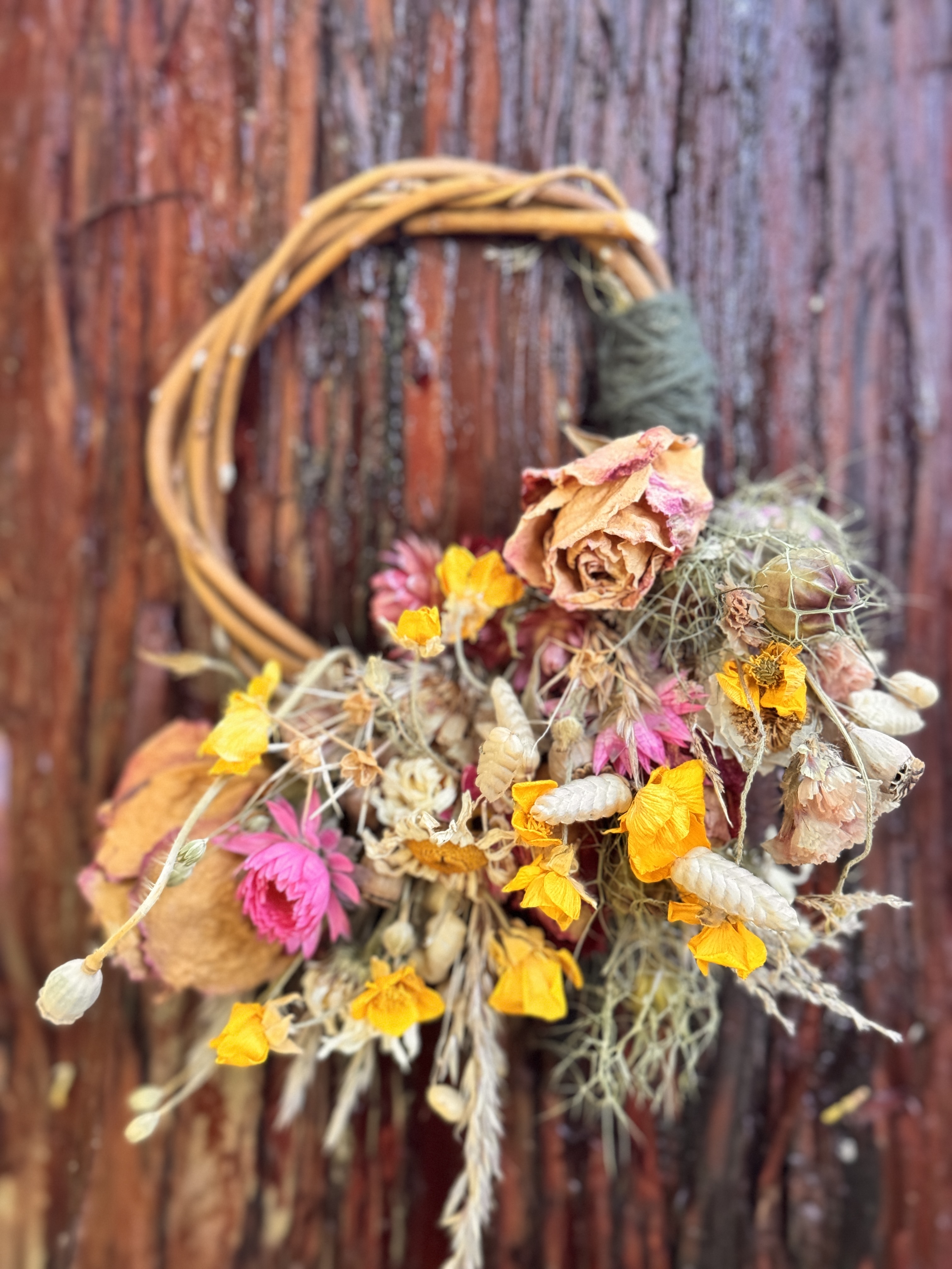 Handcrafted Dried Flower Wreath