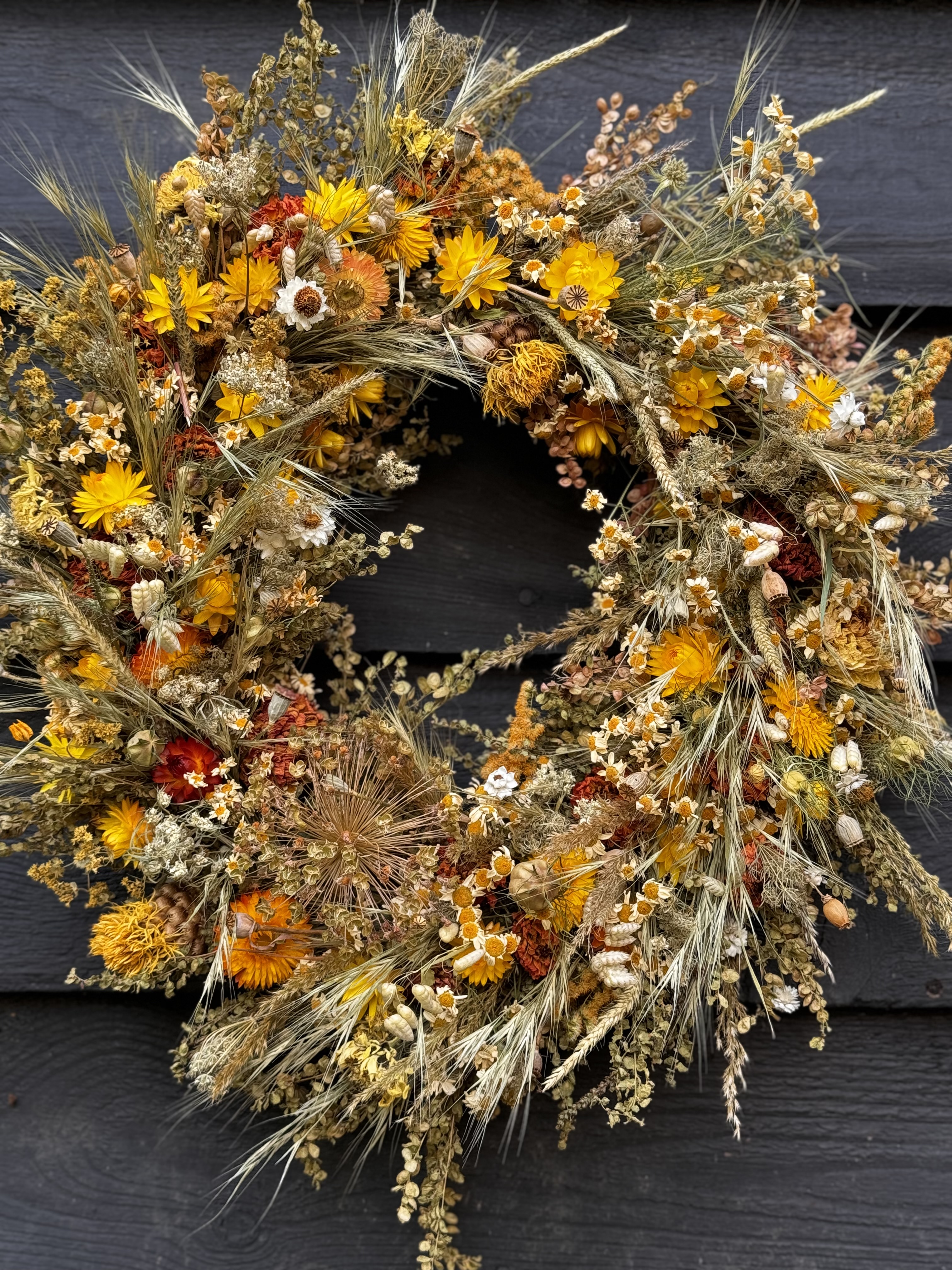 Handmade Dried Flower Wreath