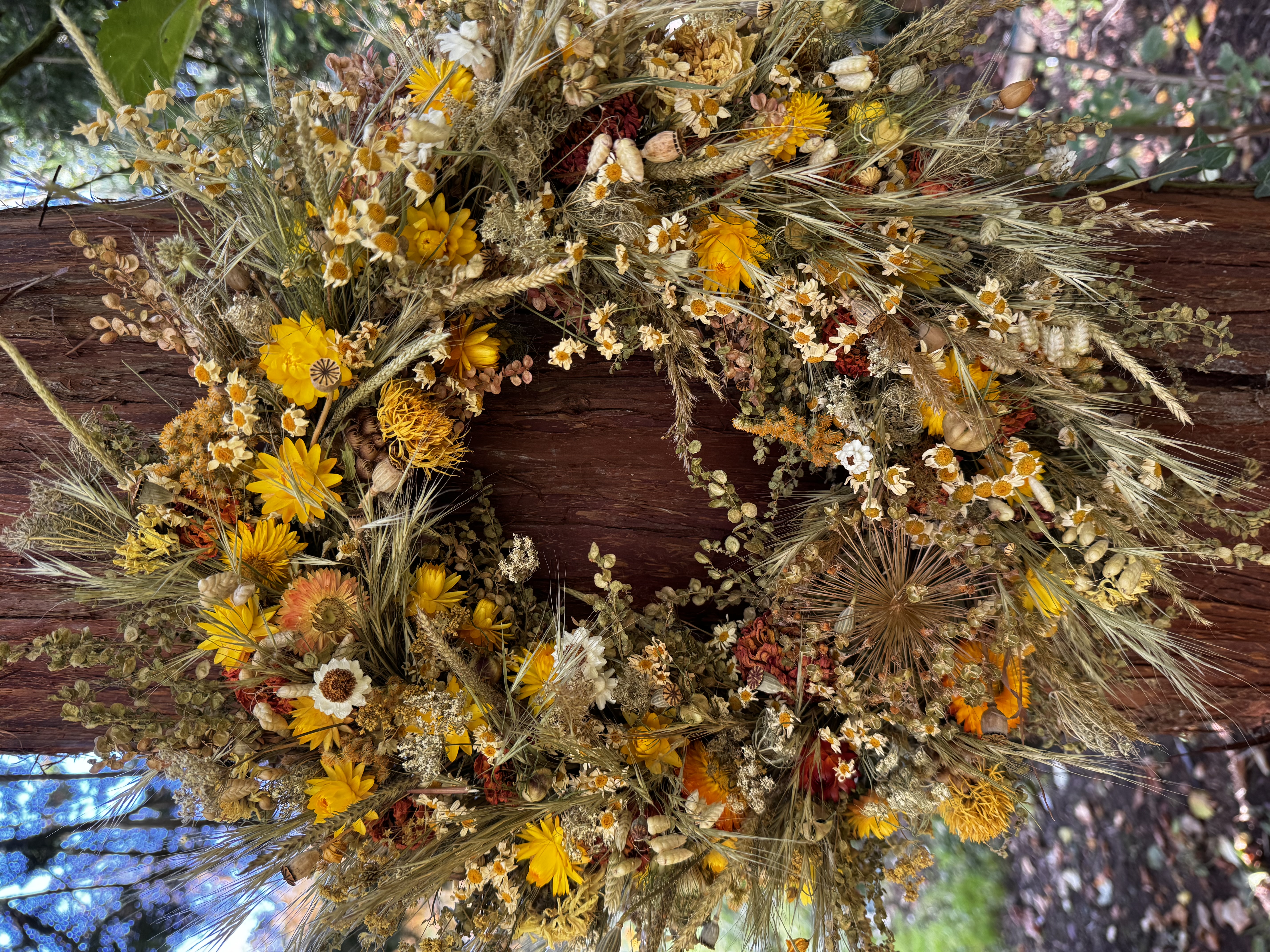 Handmade Dried Flower Wreath