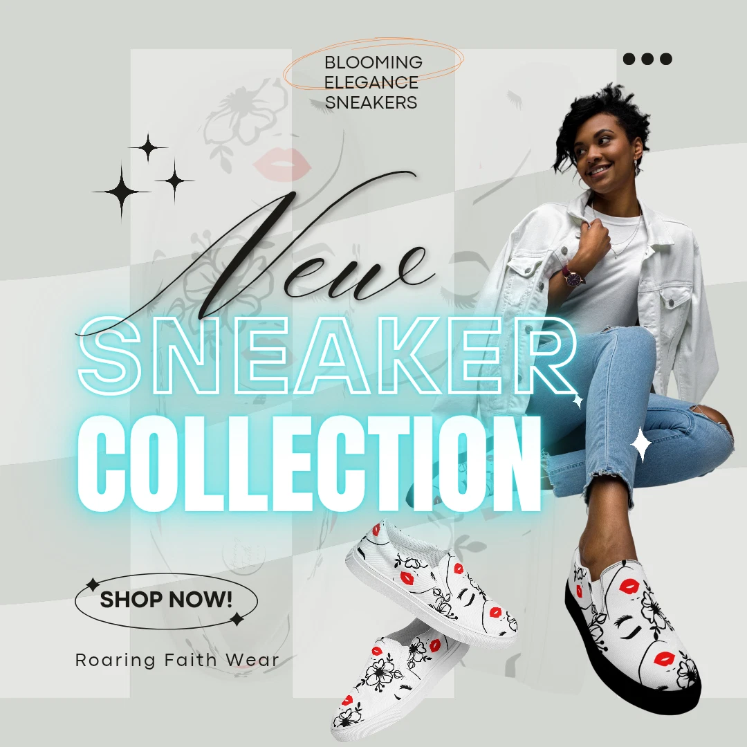 Women's "Bloom Elegance" Slip-On Canvas -Stylish Casual Sneakers by RFW