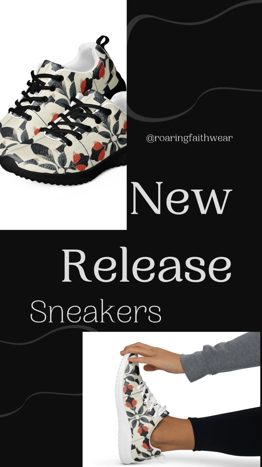 Retro Bloom Mosaic Women’s Athletic – Designer Sneakers, Comfortable & Stylish