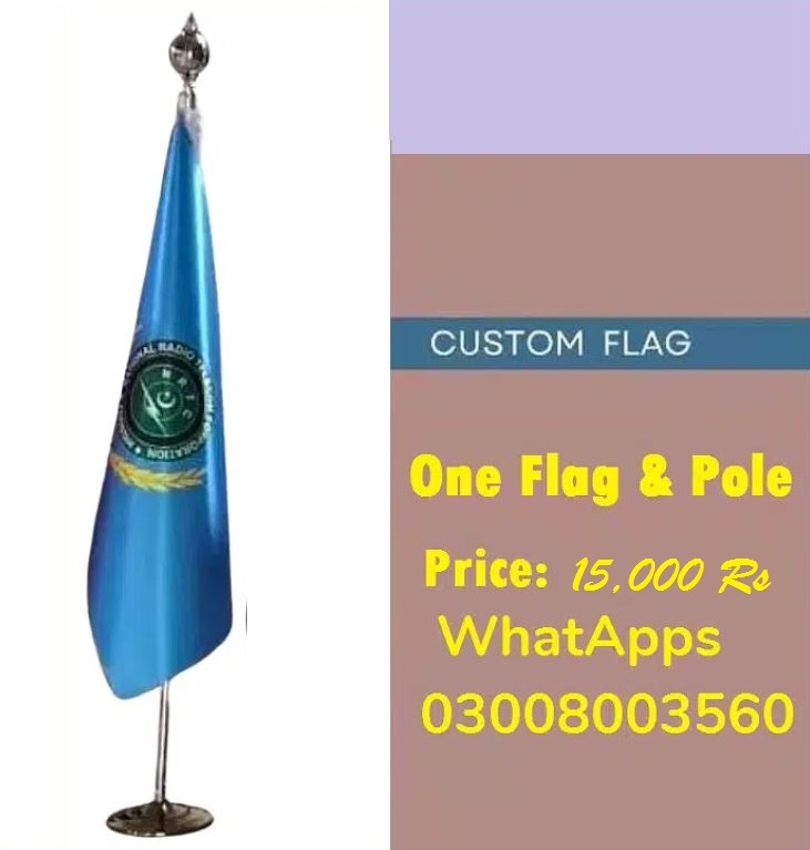 Custom Flag and Pole