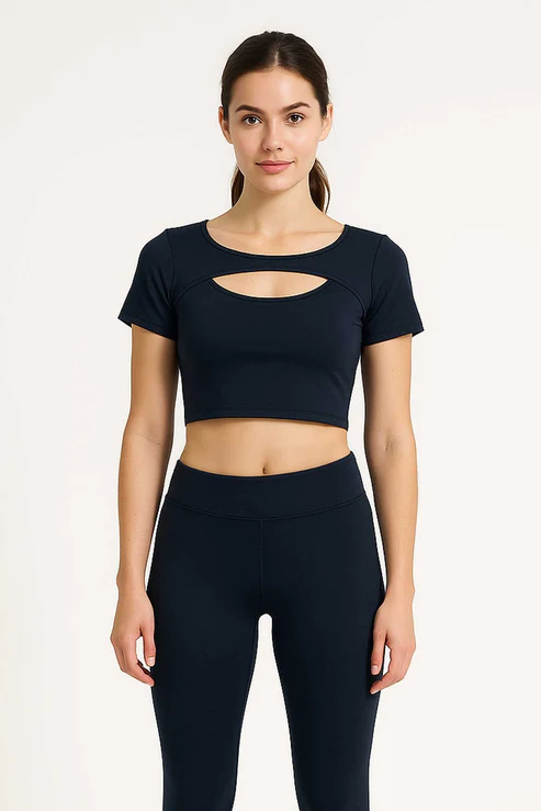 Women's Navy Blue Activewear Set