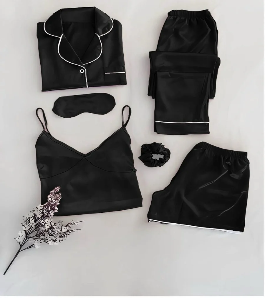 Pink Satin Sleepwear Set