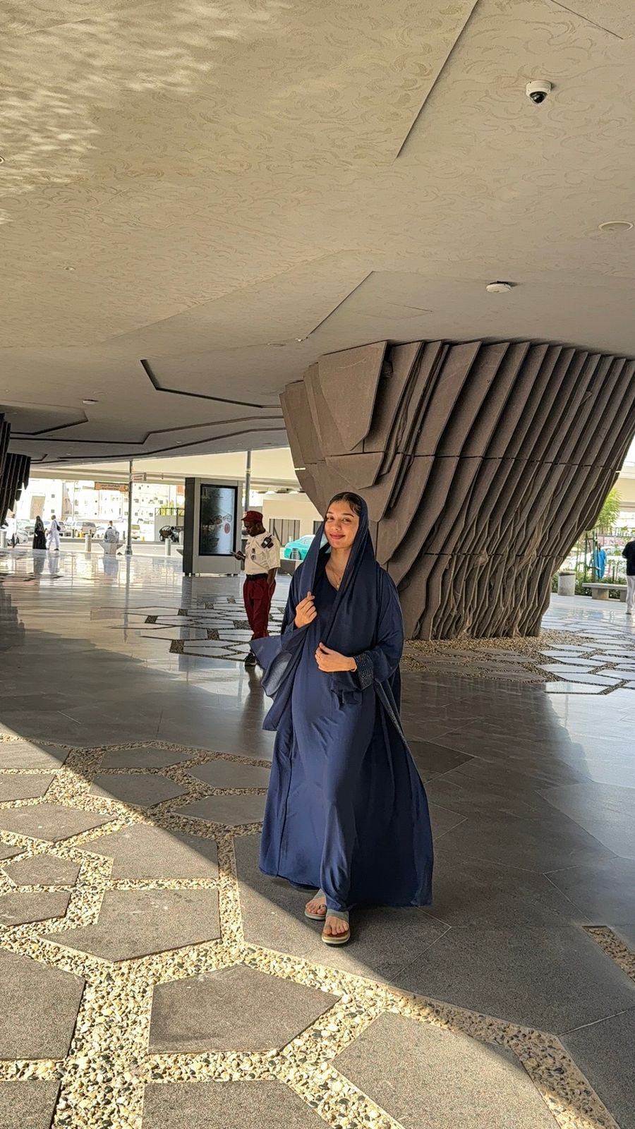 Navy Blue Abaya