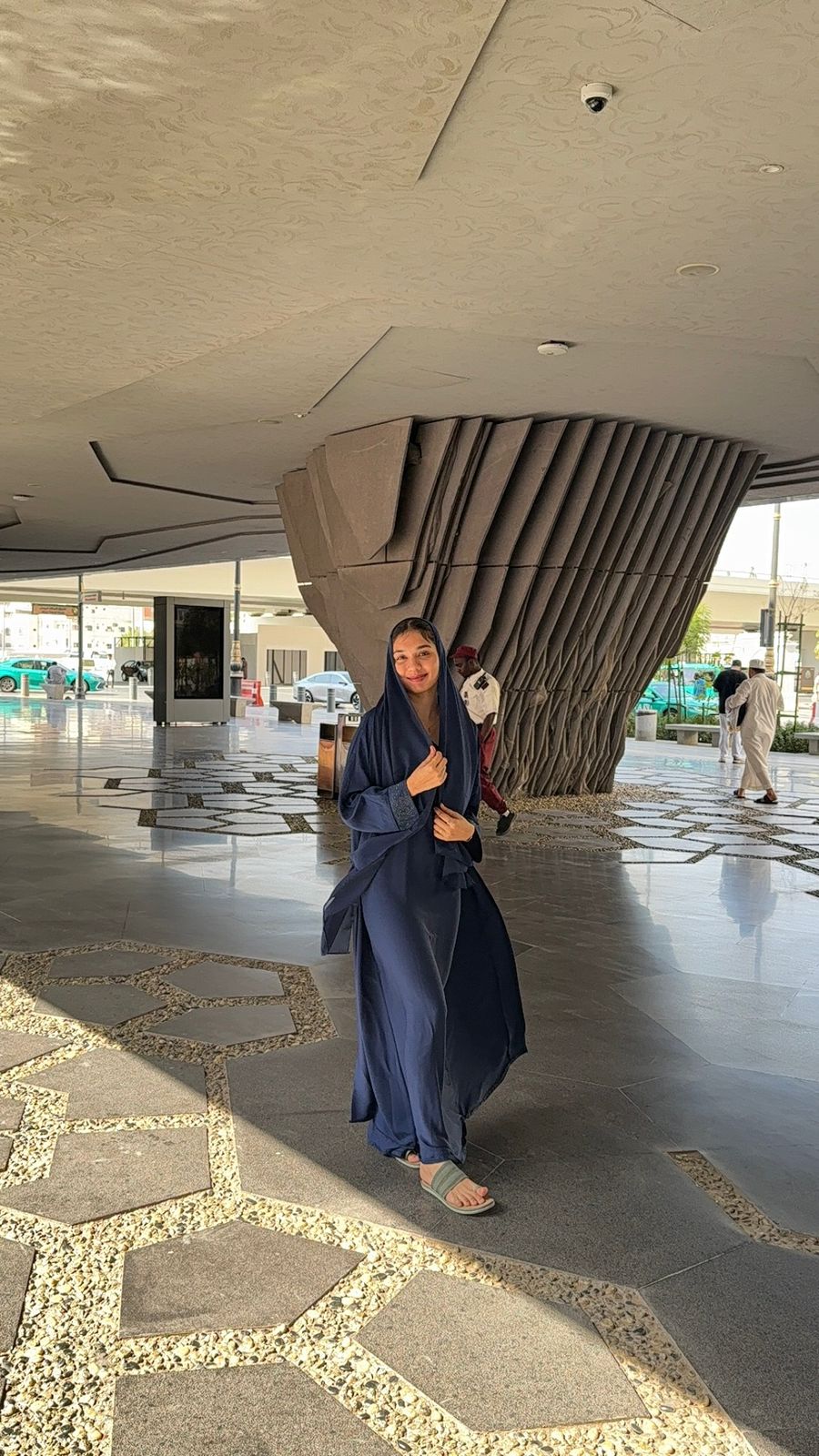 Navy Blue Abaya