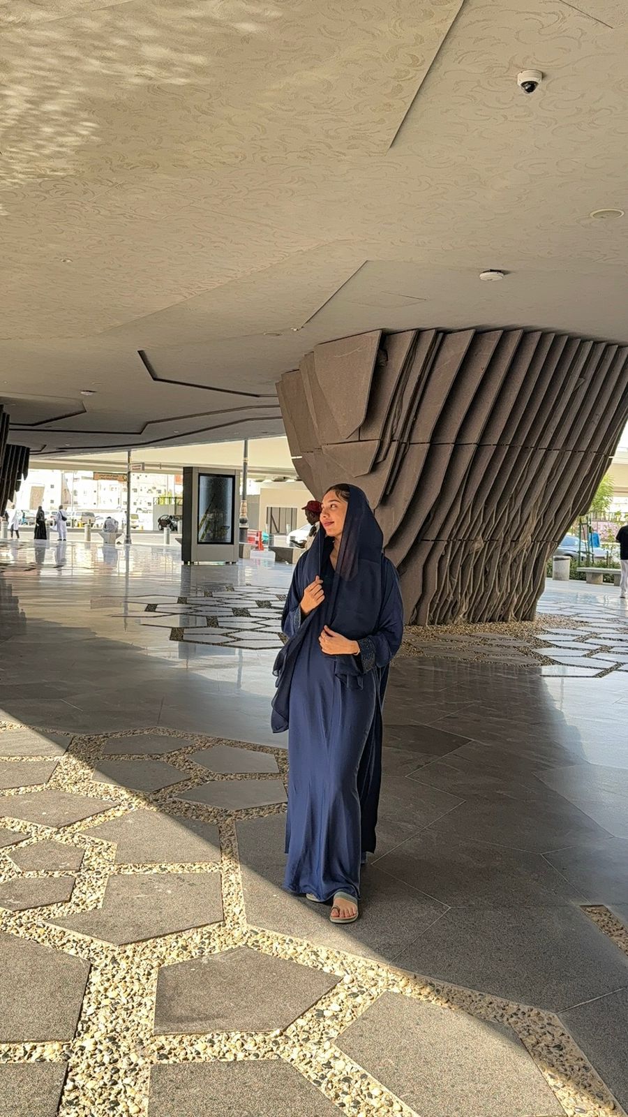 Navy Blue Abaya