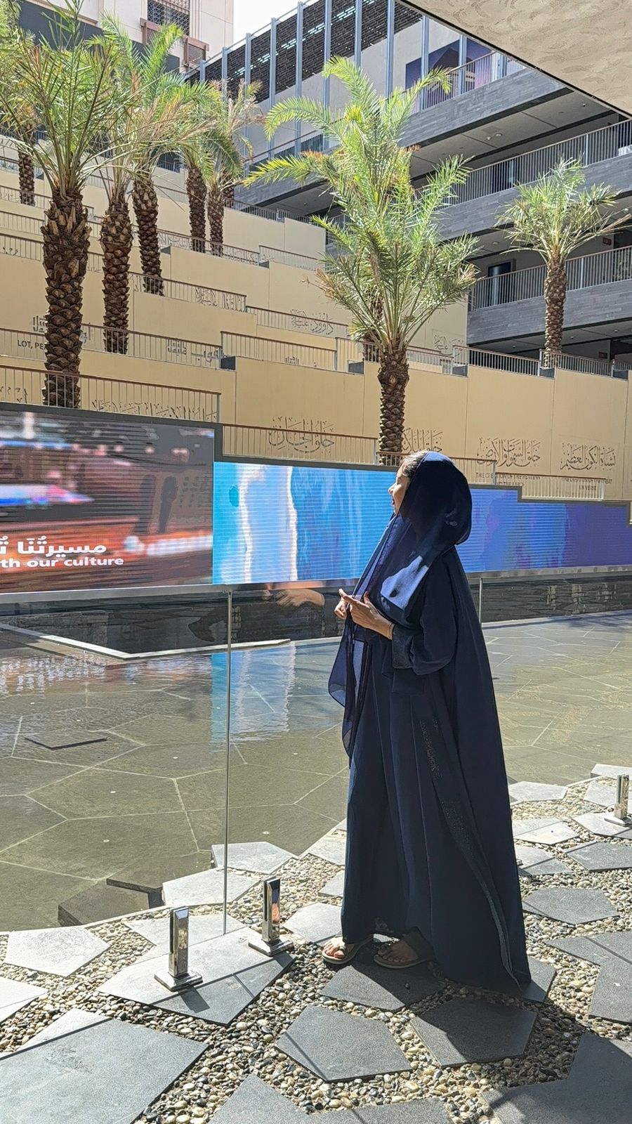 Navy Blue Abaya