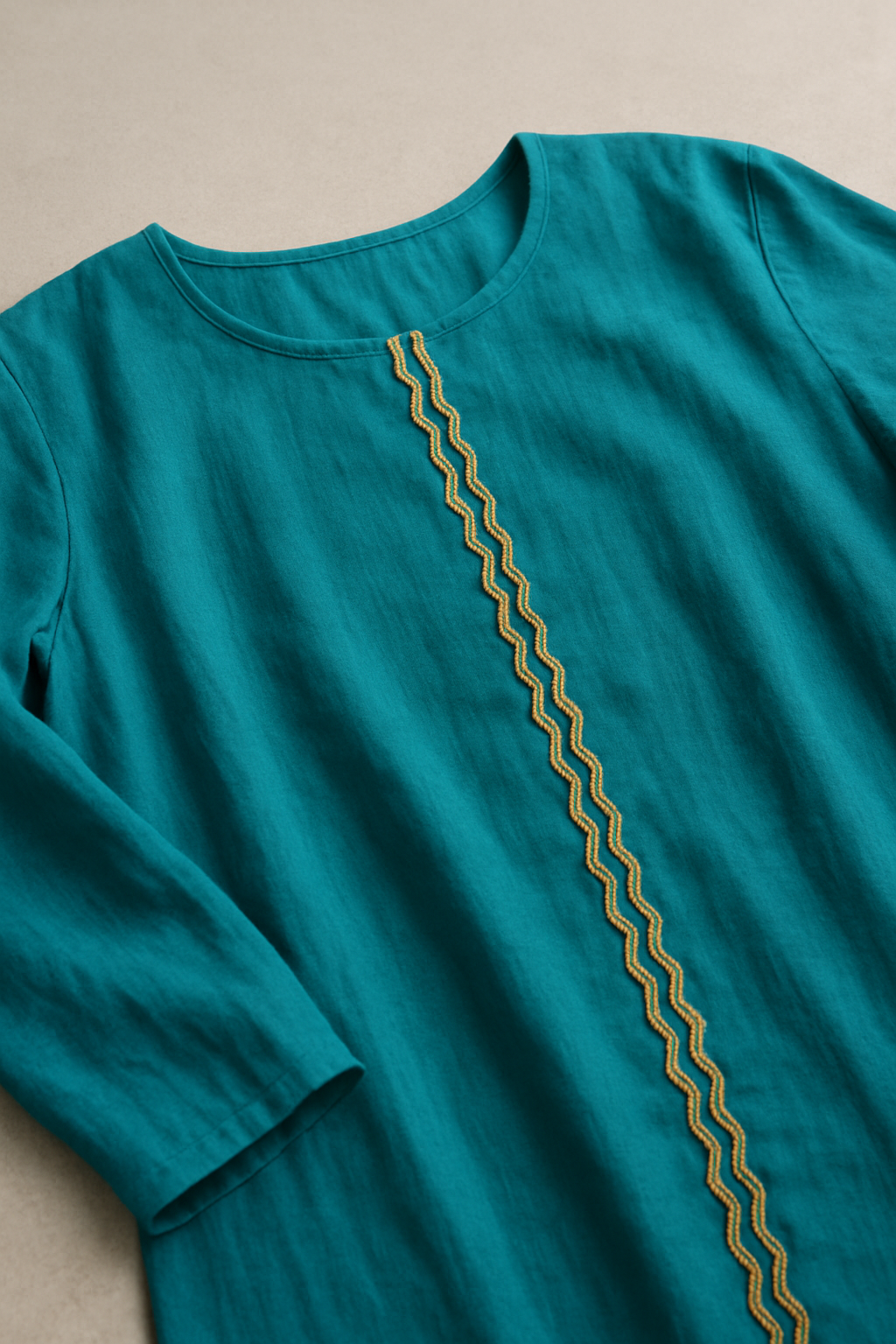 Teal Cotton Abaya