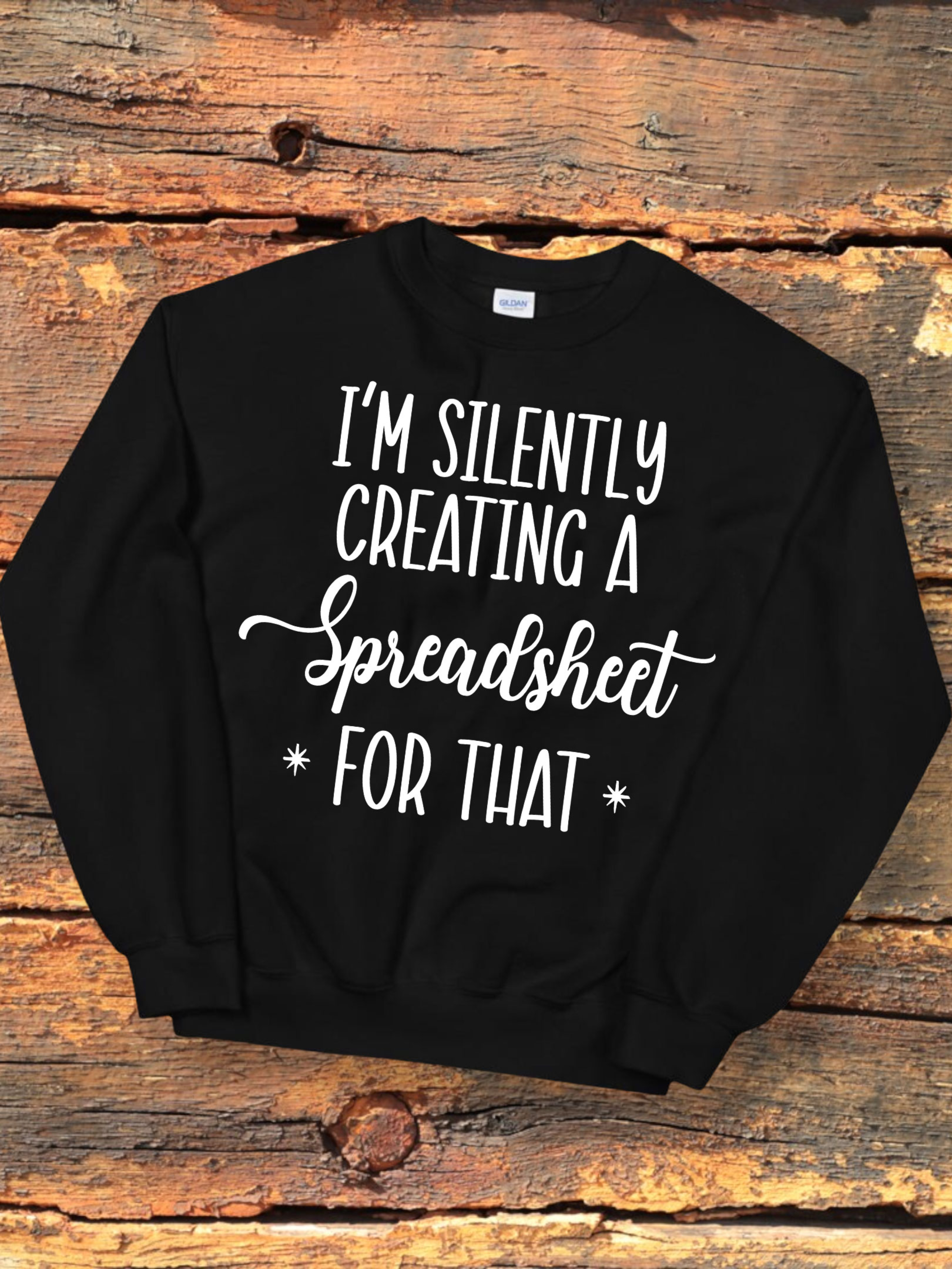 I'm Silently Creating A Spreadsheet For That - SVG 