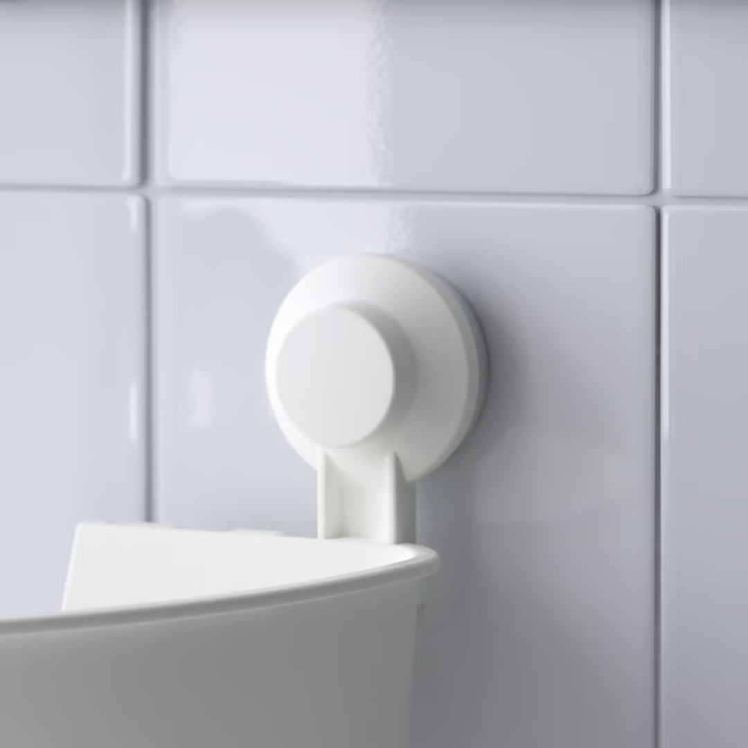 Estante esquinero con ventosa