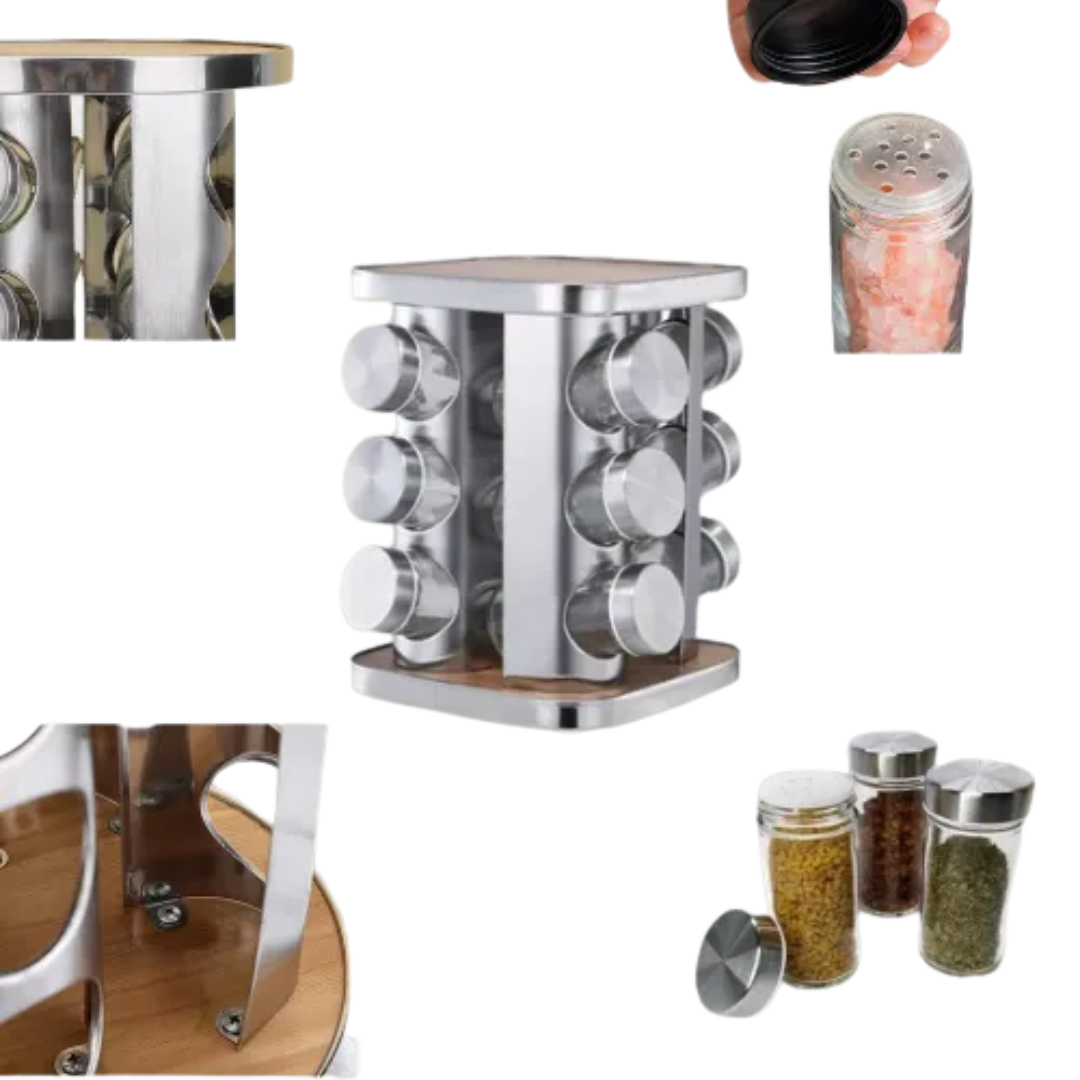 Condimentero Giratorio para 12 especias