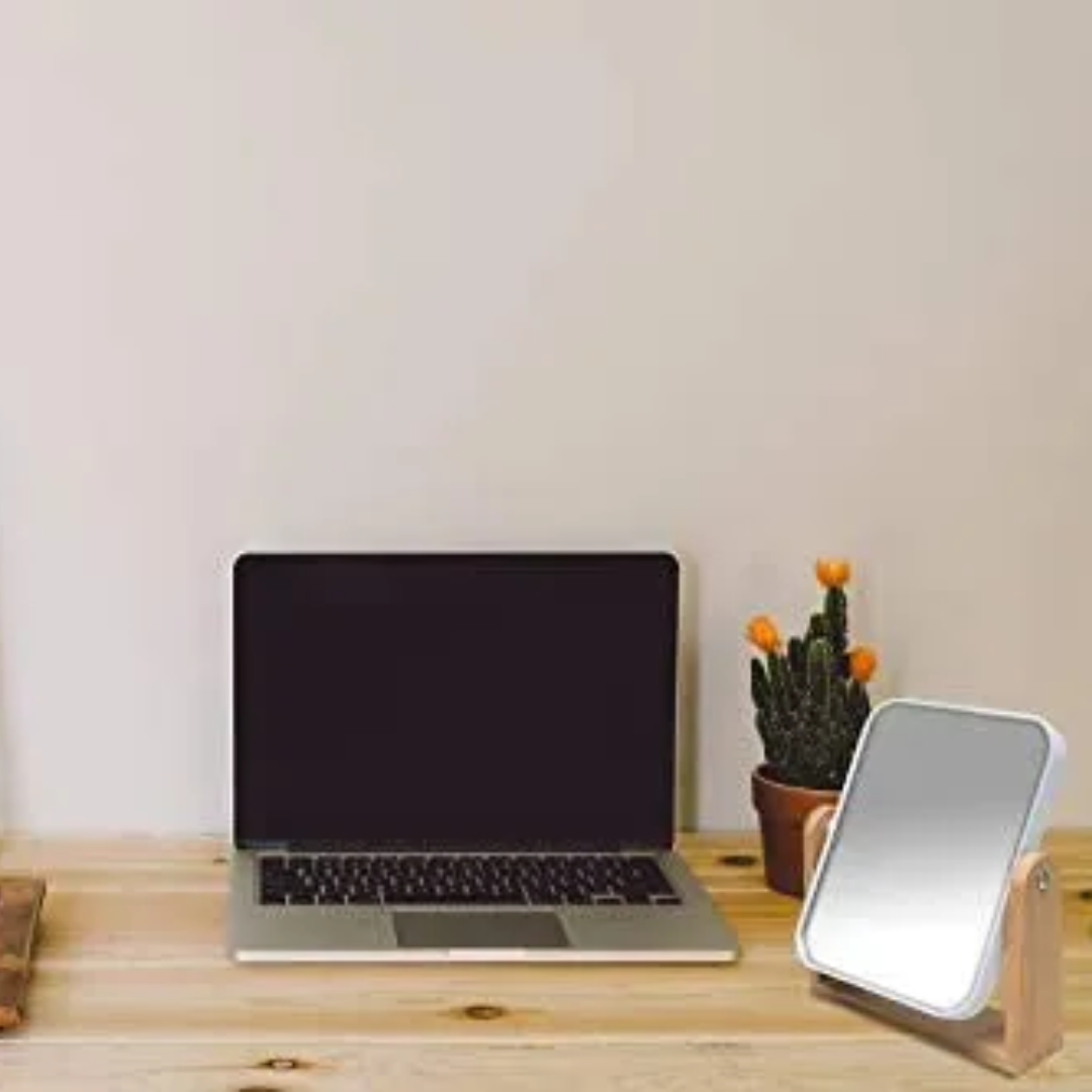 Espejo de mesa giratorio