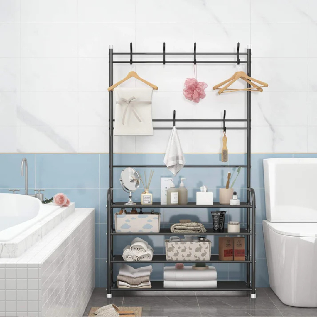 Zapatero y perchero multifuncional