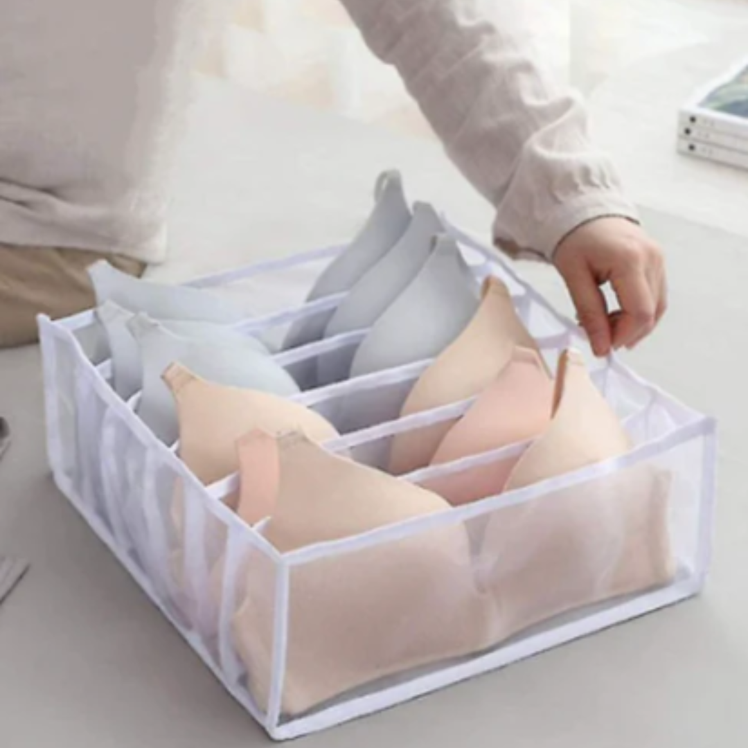 Organizador de ropa de 6 compartimientos