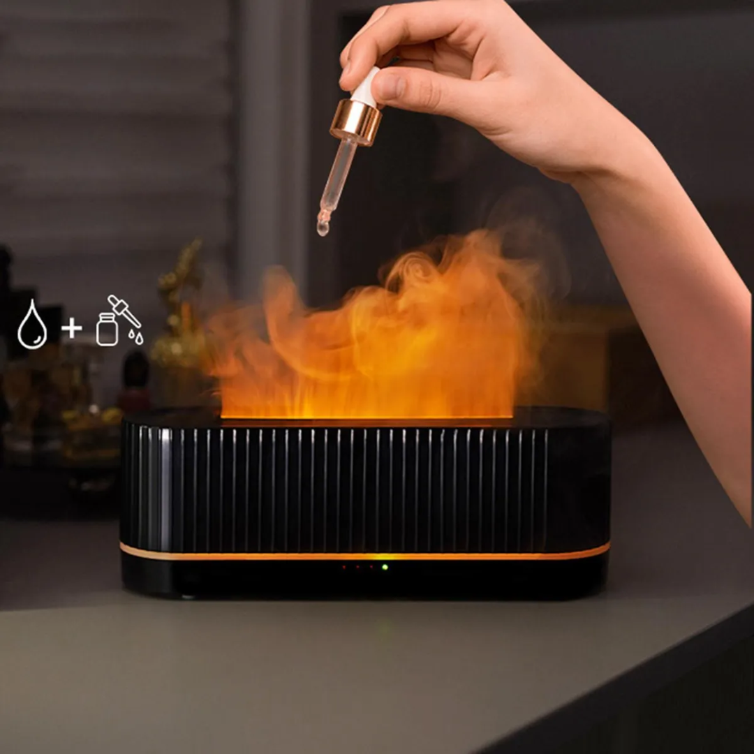 Humidificador tipo chimenea