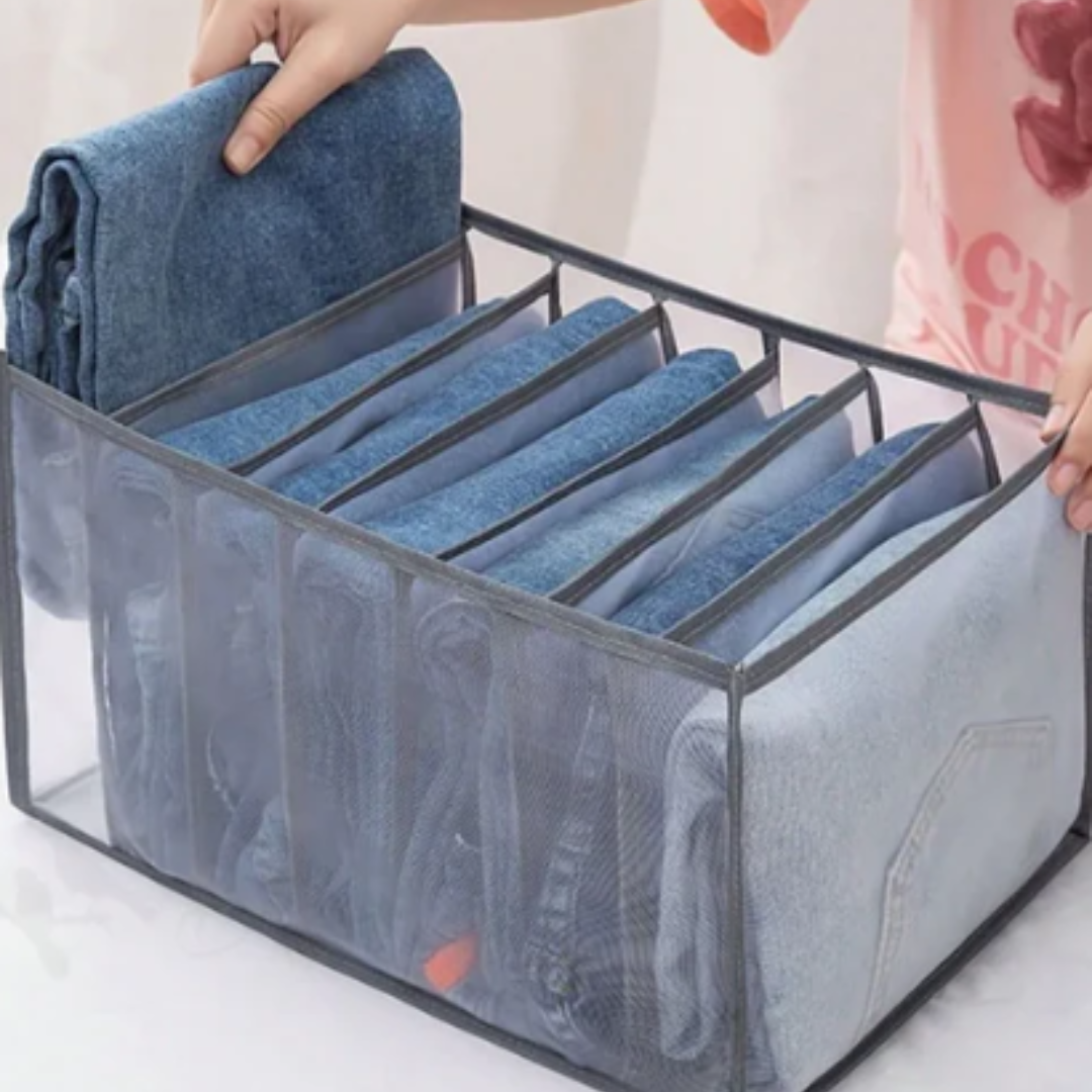 Organizador de ropa de 7 compartimientos
