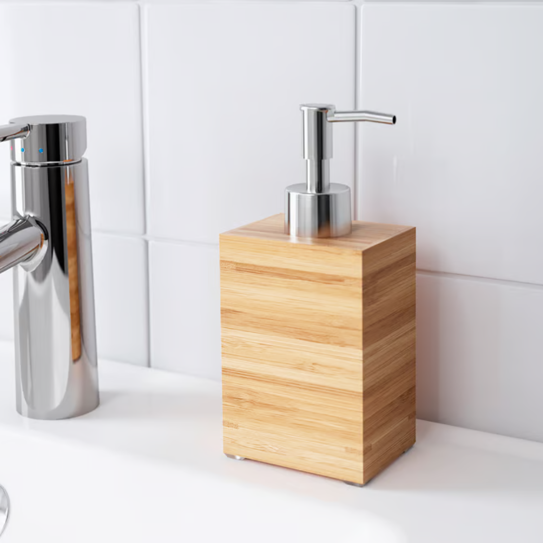 Dispensador jabón de bambu