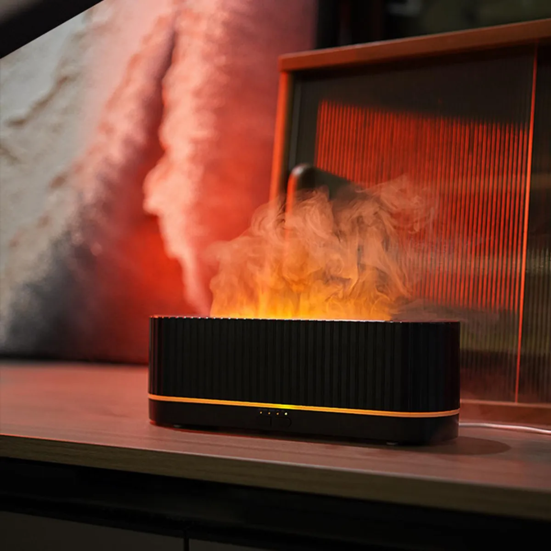 Humidificador tipo chimenea