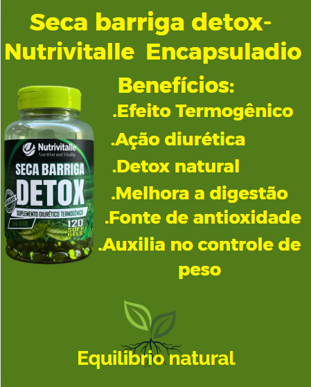 Seca Barriga Detox Nutrivitalle