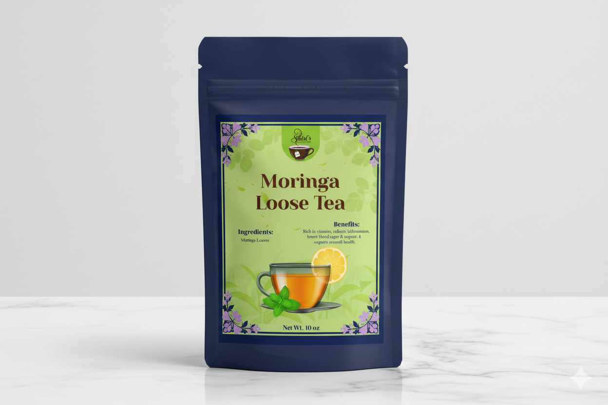 Shirl's Positiv-Teas: Moringa Loose Leaf Tea (10 oz)