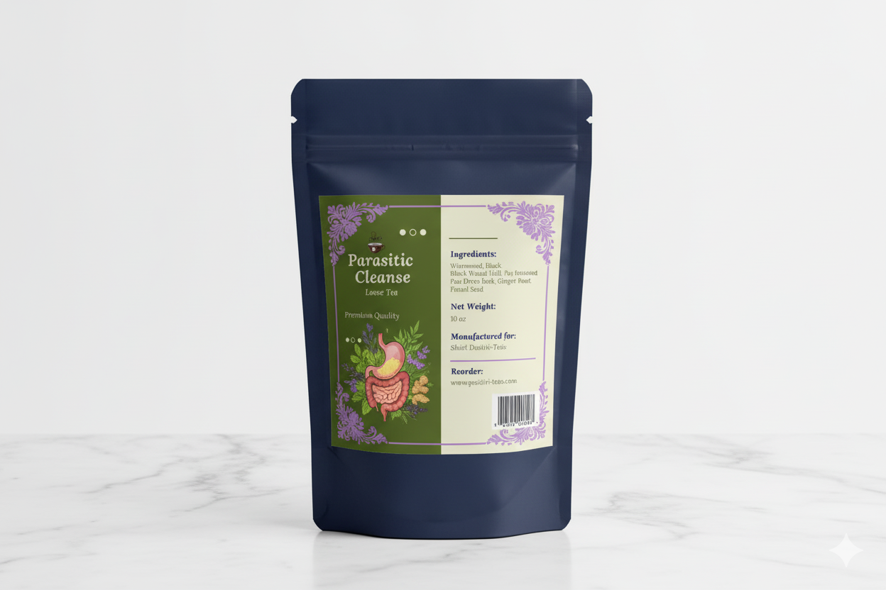 Shirl's Positiv-Teas: Parasite Cleanse Loose Leaf Tea (10 oz)